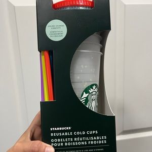 Cold Starbucks Cups Set